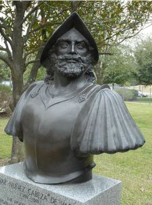 Busto de Alvar Núñez Cabeza de Vaca en Houston