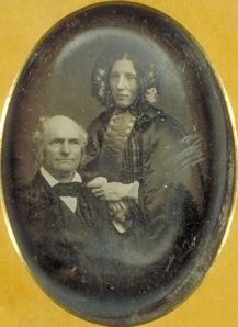 Harriet Beecher Stowe y su marido Calvin Ellis, en 1852