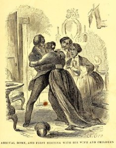 Solomon Northup - Twelve Years a slave (1853), la llegada a casa, reencuentro de Solomon Northup con su mujer y sus hijos