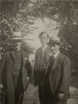 Romain Rolland, Frans Masereel y René Arcos en 1919