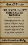 Arnold Zweig - Der Streit um den Sergeanten Grischa (1927)