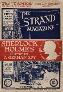Cubierta del ejemplar del Strand Magazine de septiembre de 1917