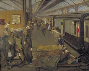 John Lavery - The Wounded at Dover (1918)